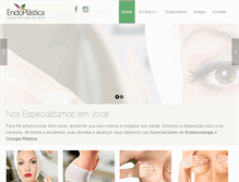 Tablet Screenshot of endoplastica.com.br